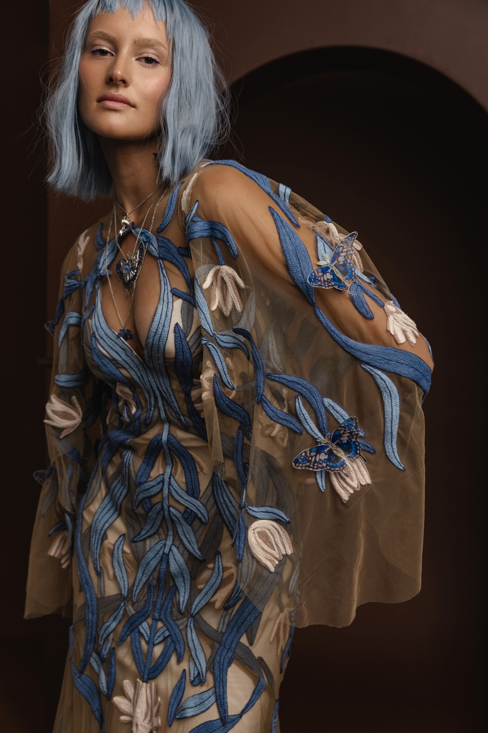 Rue De Seine Bridal_Tales From The Seine_Lookbook_Lourdes_Off White Lining_1