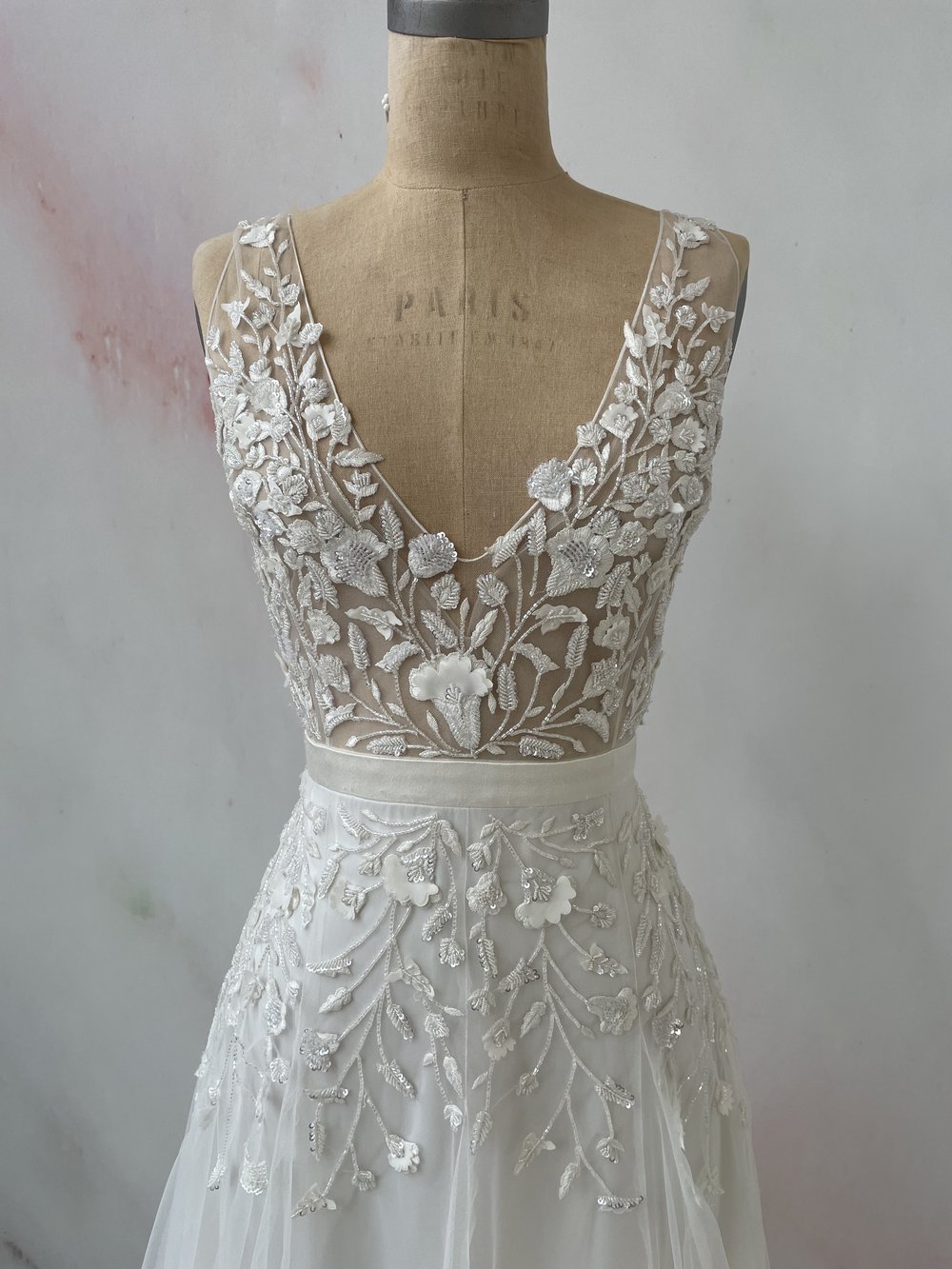 Azalea Gown by Alexandra Grecco - Blanc De Blanc