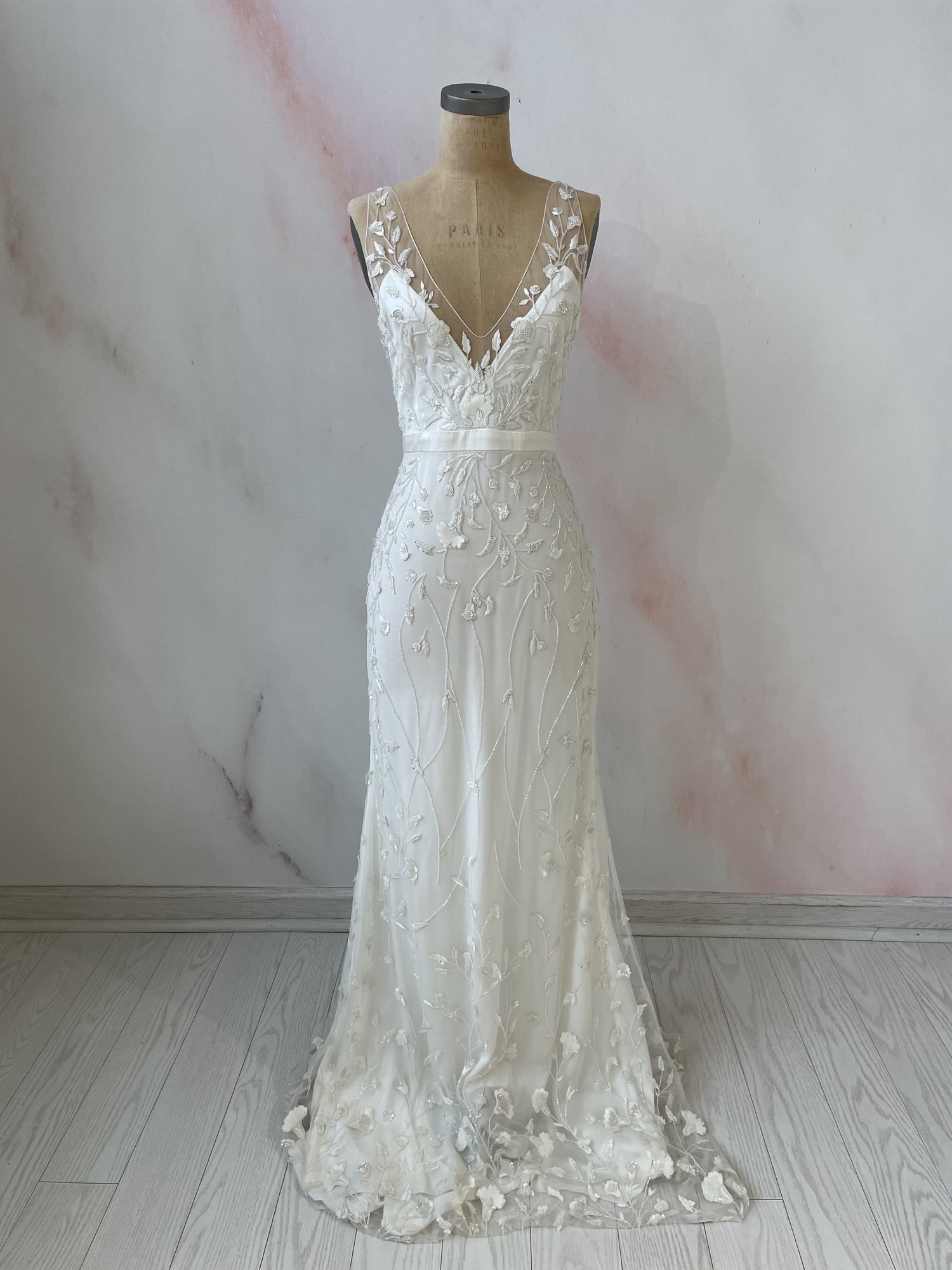 chinese dress ladies Elegant Slim Chiffon Lace Wedding Dress with Sleeves ZINNIA – ieie