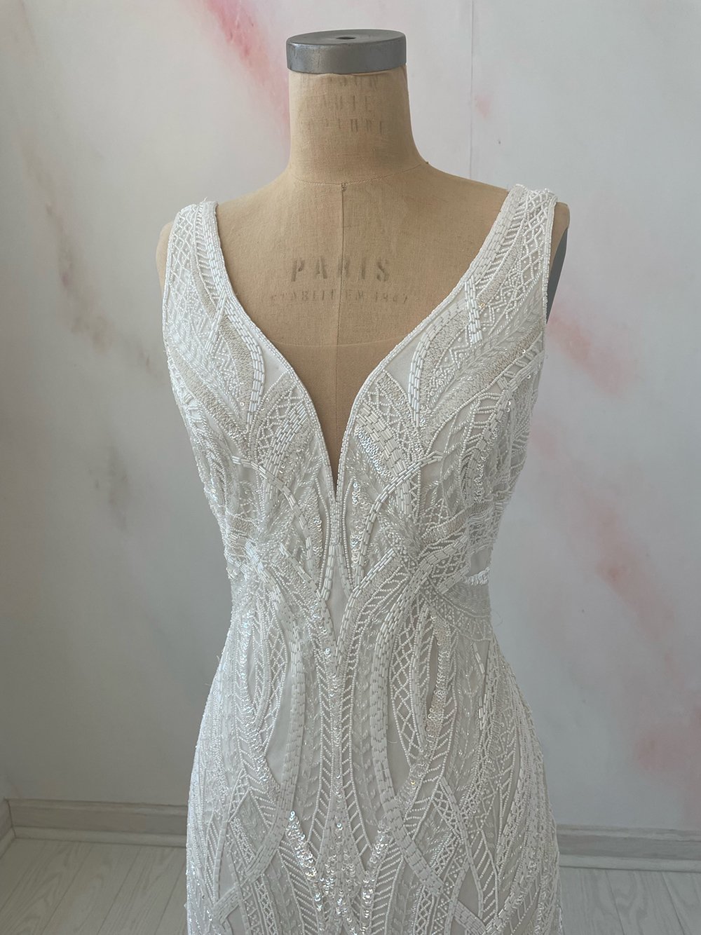 theia beaded dress Toni V Neck Beaded Gown – THEIA main image 0