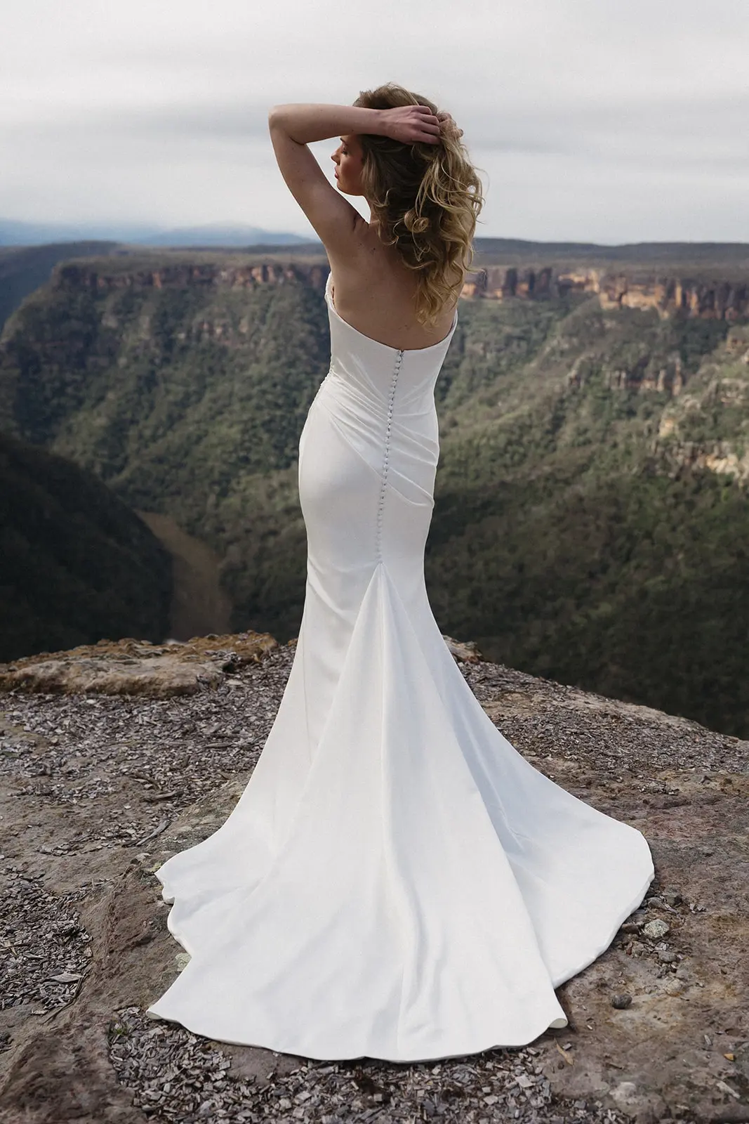 Moira-Hughes-Bindi-fitted-drape-classic-wedding-dress-strapless-4